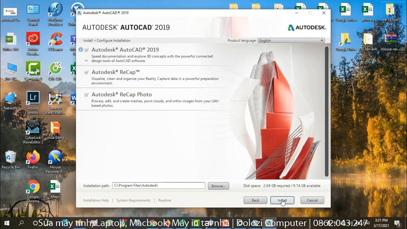 tải autocad 2019 full crack