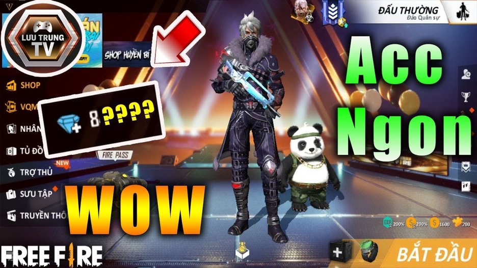 acc free fire miễn phí