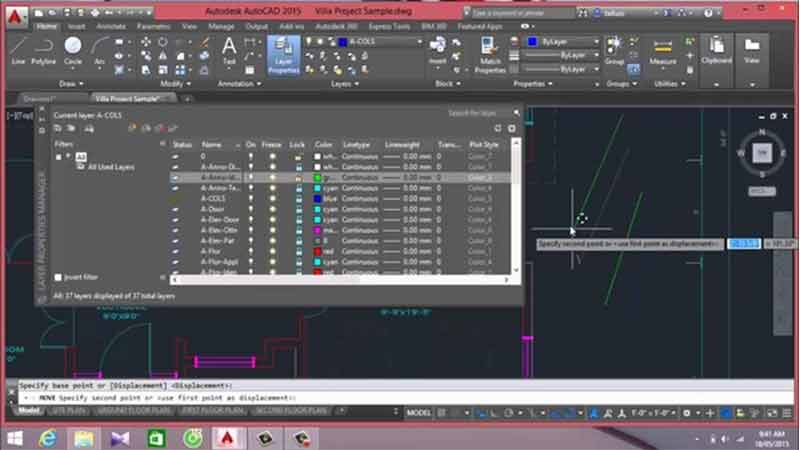  tạo layer trong CAD