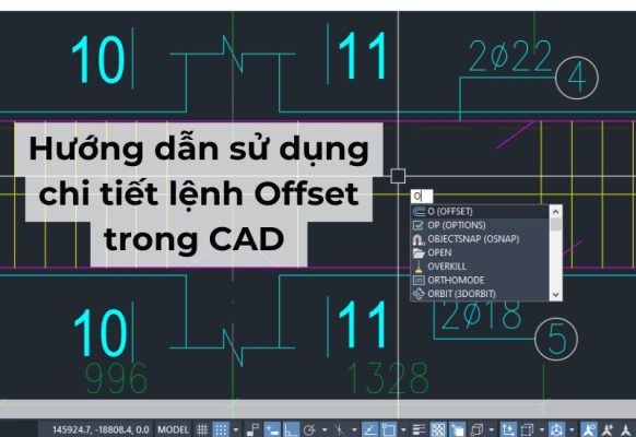 lệnh offset trong CAD