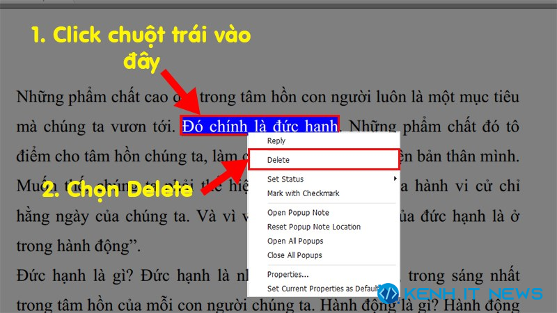 cách highlight trong PDF