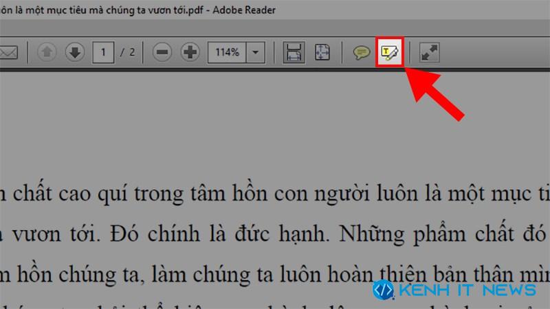 cách highlight trong PDF