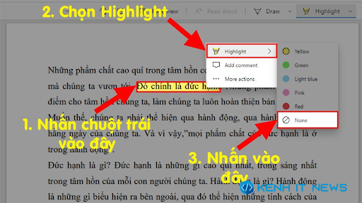 cách highlight trong PDF