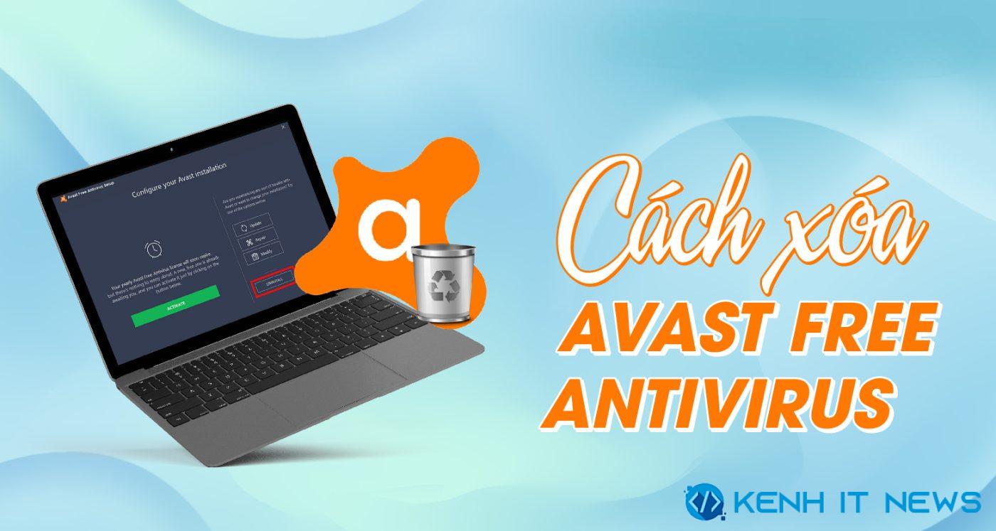 cách xóa avast free antivirus win 10