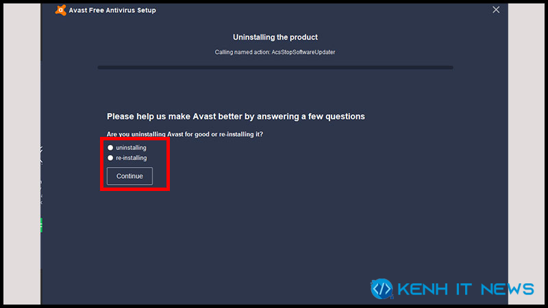 cách xóa avast free antivirus win 10