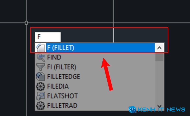  lệnh Fillet trong AutoCAD 