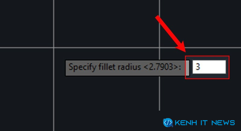  lệnh Fillet trong AutoCAD 