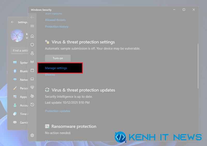 cách tắt Windows Defender