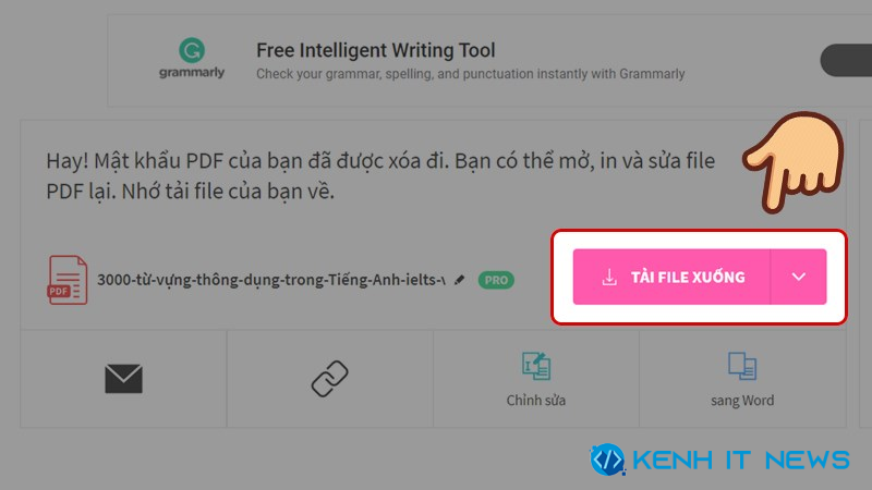 cách copy chữ trong file PDF bị khóa