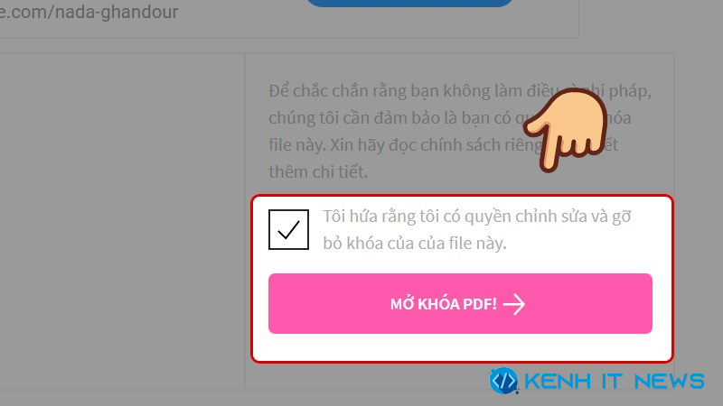 cách copy chữ trong file PDF bị khóa