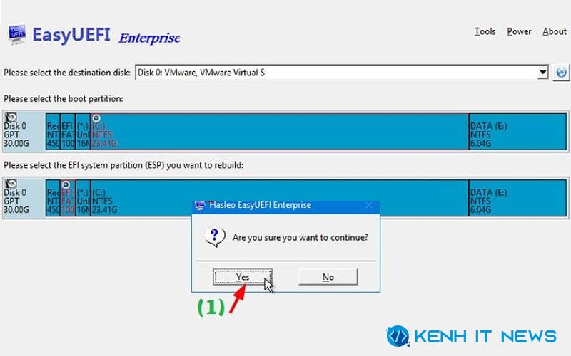 fix lỗi Windows 10 UEFI Boot Repair