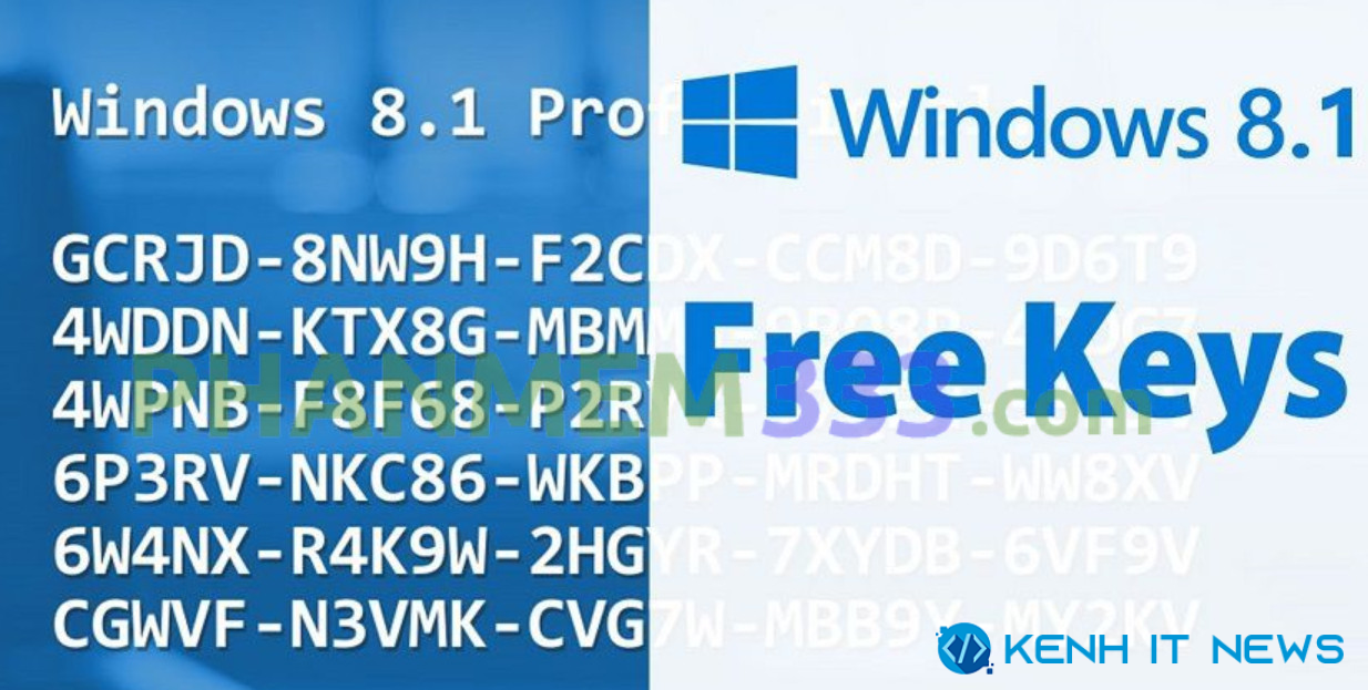 key win 8.1 pro