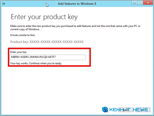 key win 8.1 pro