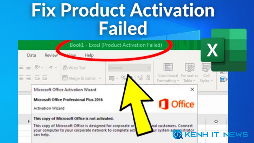 Lỗi Product Activation Failed