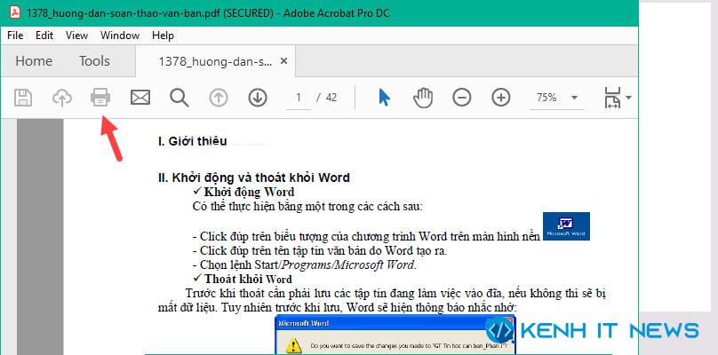 khóa file PDF không cho chỉnh sửa