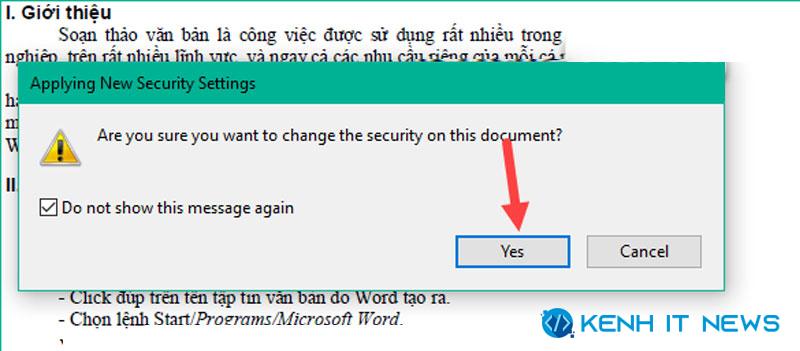 khóa file PDF không cho chỉnh sửa