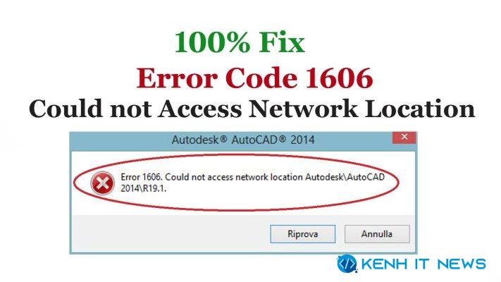 lỗi Error 1606 could not access network location