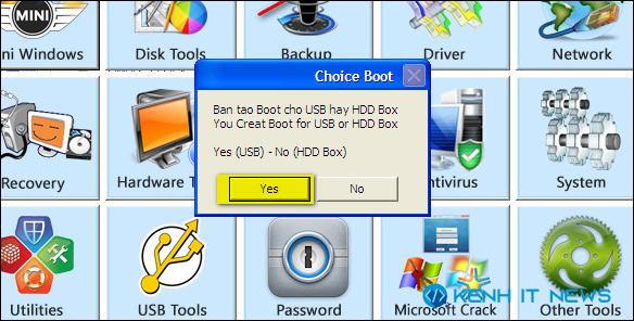 tạo usb boot với dlc boot