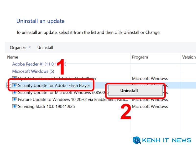 xóa file update win 10