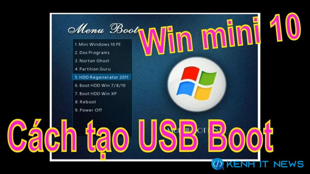 cách vào Win Mini Win 10