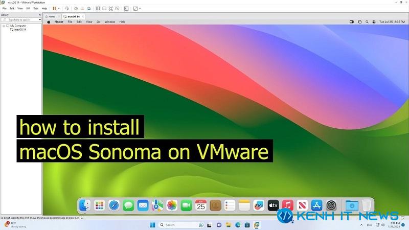 cài macos trên vmware