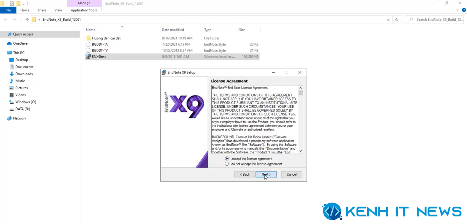 EndNote X9