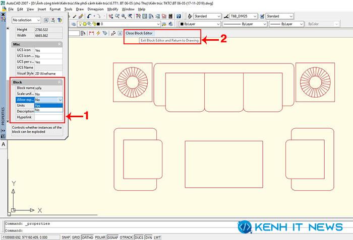 không phá được block trong CAD