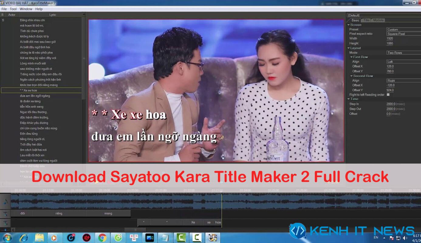 Sayatoo Kara Title Maker 2 Full Crack