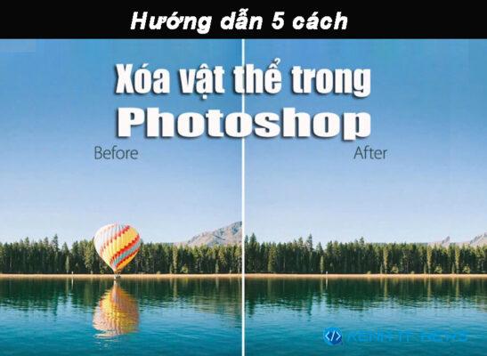 xóa vật thể trong photoshop