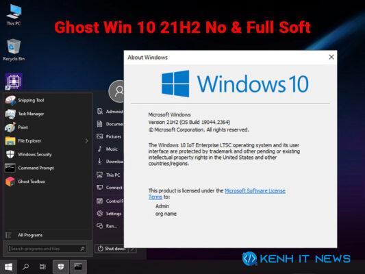 Ghost Win 10 21H2