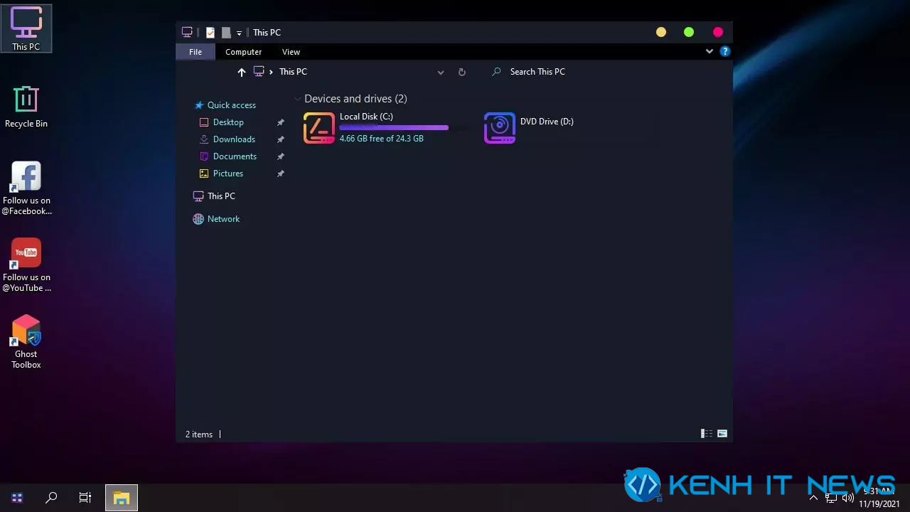 Ghost Win 10 Lite 21H2