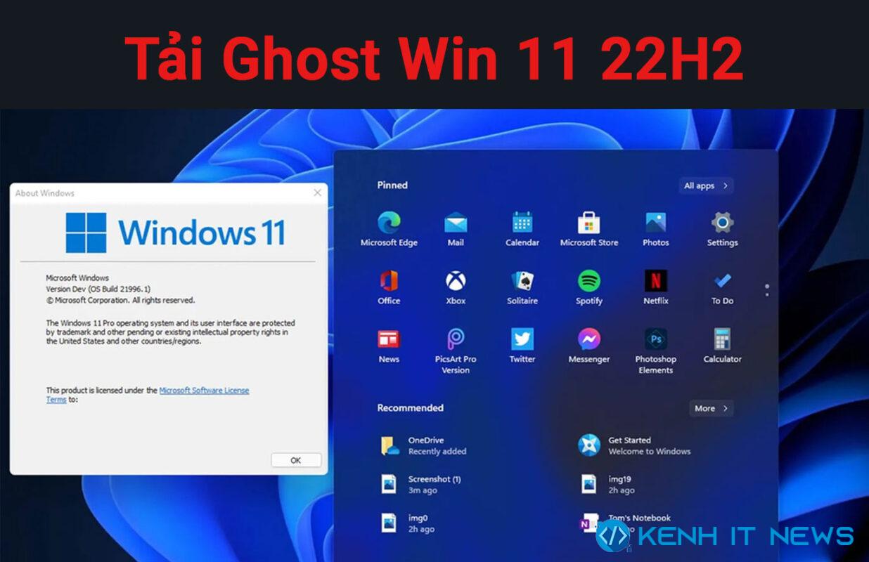 Ghost Win 11 22H2