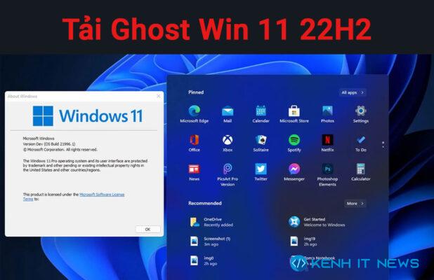 Ghost Win 11 22H2