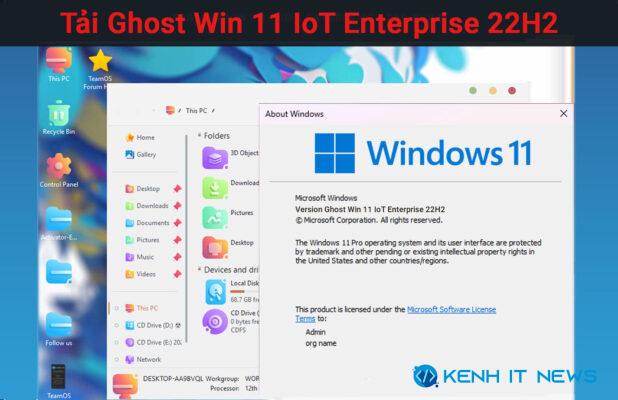 Ghost Win 11 IoT Enterprise 22H2