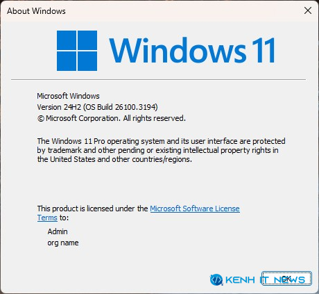 Ghost Win 11 24H2