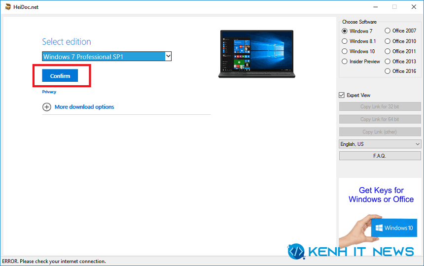 tải Win 7 ISO