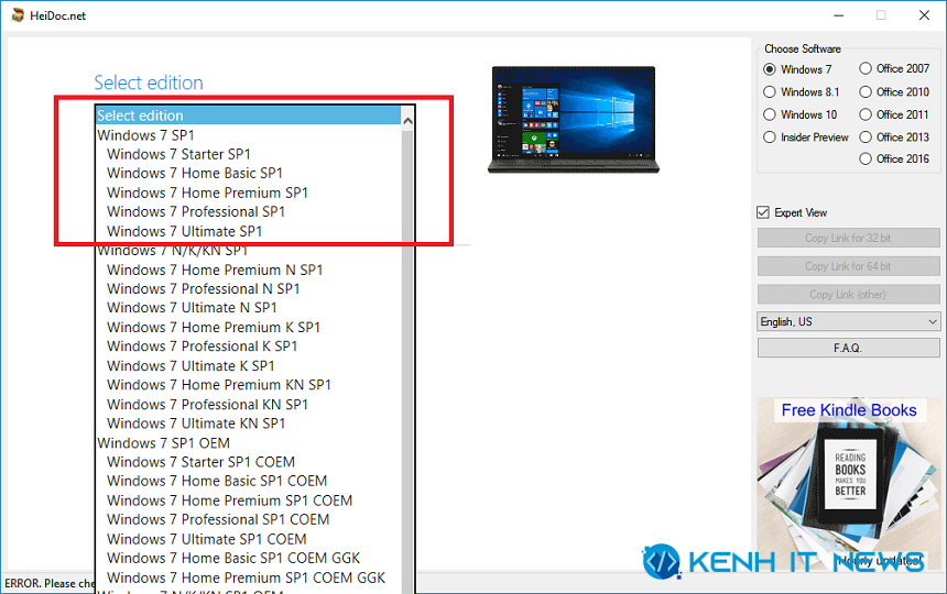 tải Win 7 ISO