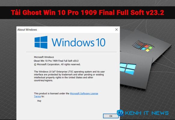 Ghost Win 10 Pro 1909
