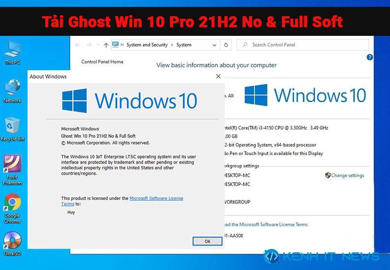 Ghost Win 10 Pro 21H2