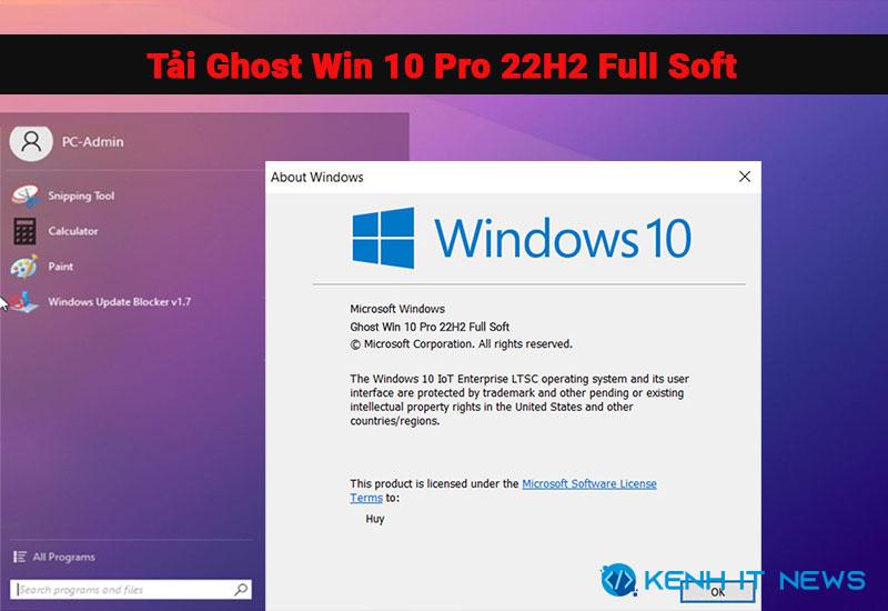 Ghost Win 10 Pro 22H2
