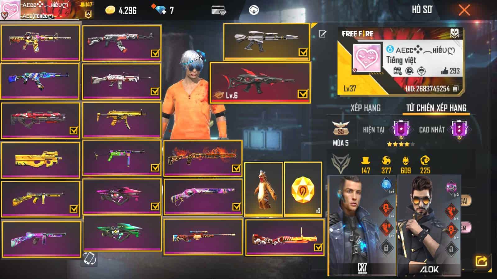 acc free fire miễn phí