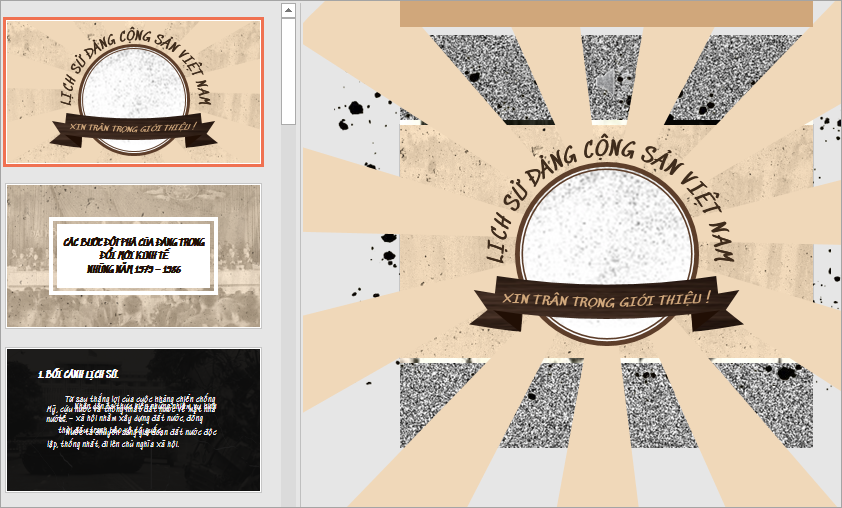 powerpoint lịch sử