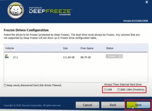 deep freeze full crack