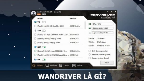 wandriver win 10